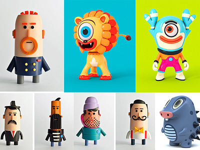 Character 3D 3d cartoon