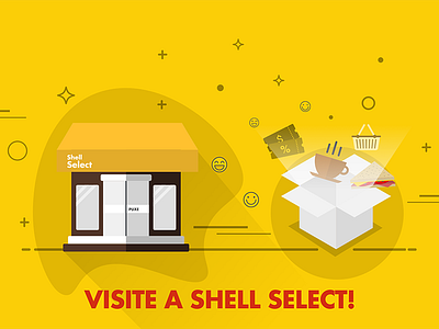 Shell Select convenience invite meet store to