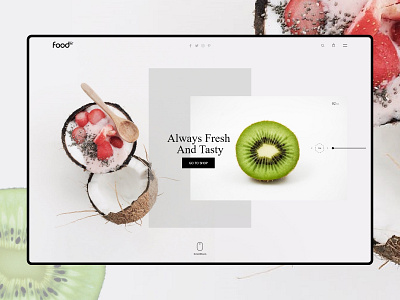 Foodie design food food website food website design minimal ui ui. ux ux web webdesign website website design website header design website page design website uiux