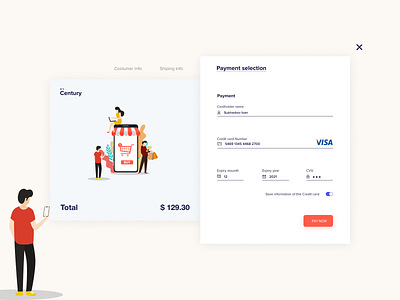 Card credit checkout | Dayli UI 2
