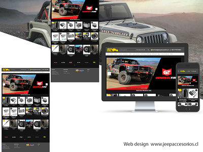 web design www.jeepaccesorios.cl