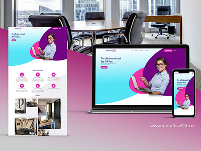 Landing page virtual office