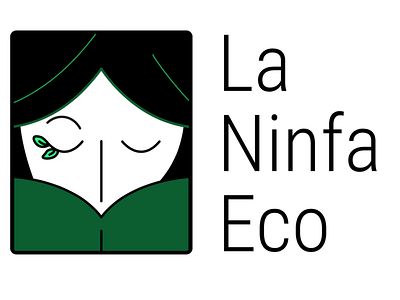 La Ninfa Eco art branding design graphic design illustration logo logo design vector