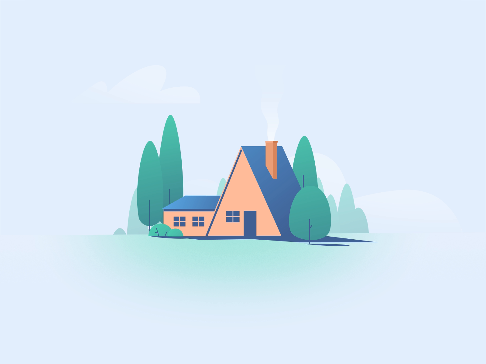 Fake 3D House By Hunan On Dribbble