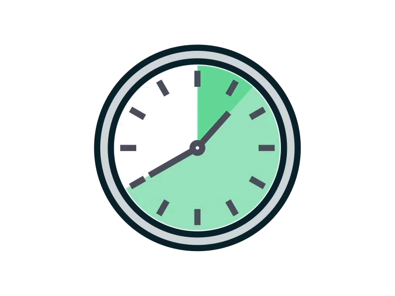 Renderforest Icon Save Your Precious Time after effects circles clock gif line loop shapes time