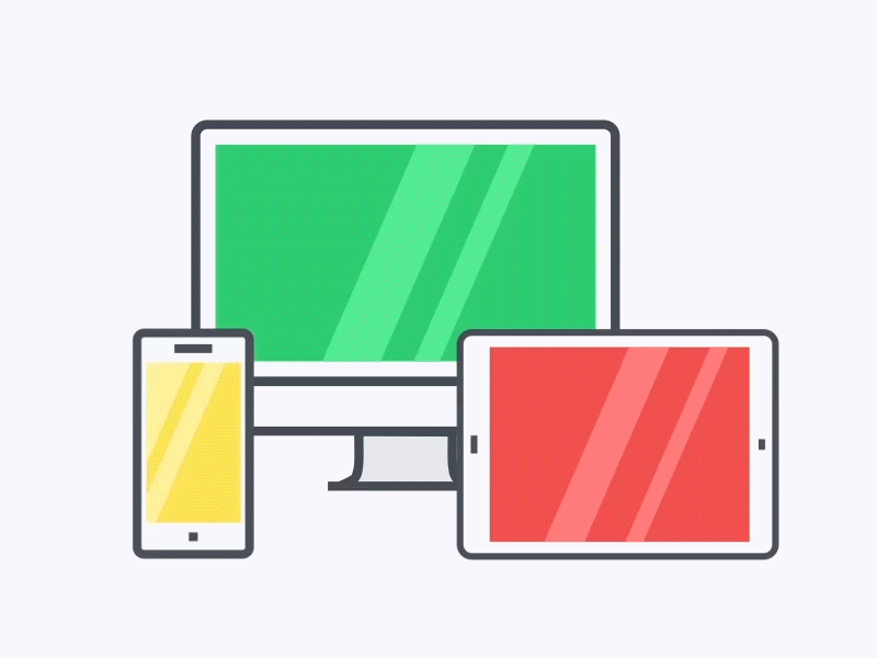 Renderforest Icon Complete Device Compatibility by Hunan on Dribbble