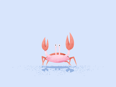 animated clipart of sand crabs and shells