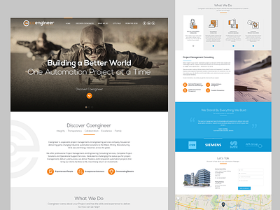 Website design business website clean corporate design fullscreen website design