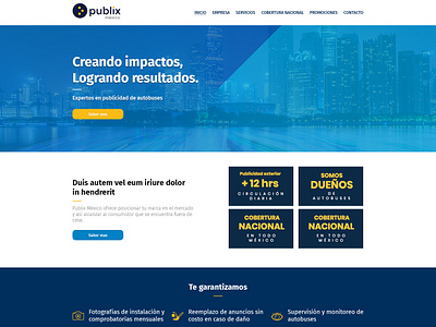 Publix Mexico Landing Page app design flat landign page ui ux web website