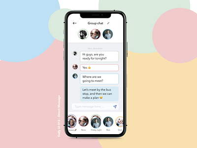 Daily UI 013 - Direct Message