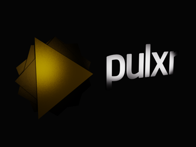 Pulxr Logo 3d dark light logo pulxr shadows