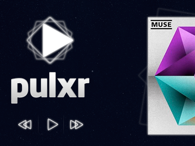 Pulxr Header album buttons detail header music player pulxr web