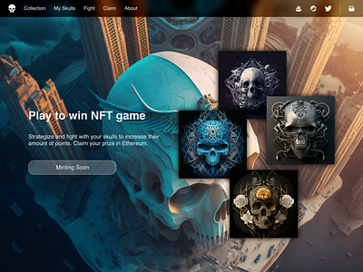 Fortunate Skull - Homepage big images collection homepage nft
