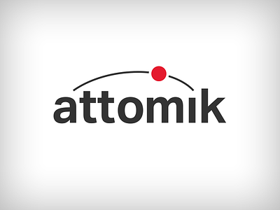 attomik logo game identity logo