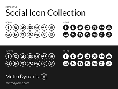 Metro Style Social Icons collection coming desktop dynamis framework icon icons iphone metro metro style mobile phone soon style user experience ux web