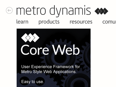 Metro Dynamis Web Redesign dynamis metro redesign web