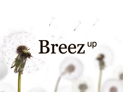 Breez up Logo breezup identity logo minimalist natural