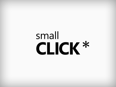 small CLICK* Logo