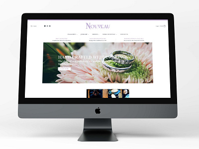 Jewellers Website Home Page