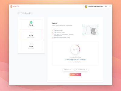 Invest Panel — Verification documents upload verification