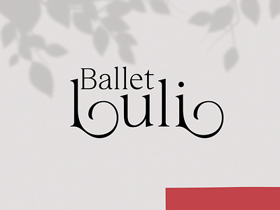 Logo design ballet design logo logodesign typogaphy