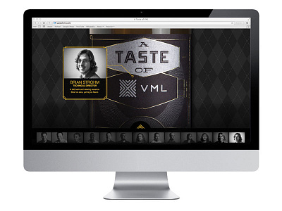 Tasteofvml.com branding design ui design