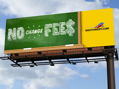 Southwest // Digital Billboard #2 branding design illustration typography