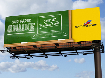 Southwest // Digital Billboard #3 branding design illustration typography