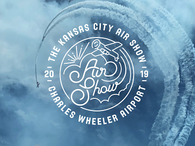 Kansas City Airshow Lettering branding design identity design illustration lettering logo typography