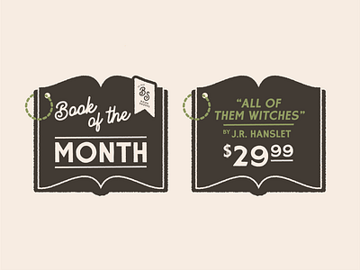 Ye Old Book Shoppe autumn book store branding design fall graphic design halloween hocus pocus illustration leaves november october rosemarys baby salem typography vintage witches