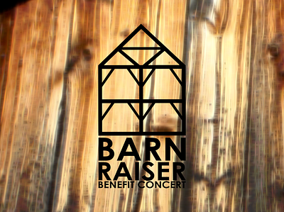 Barn Raiser Benefit Concert concert country design fundraiser graphic logo