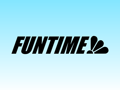 Funtime amusement park business design dribbleweeklywarmup graphic logo typography