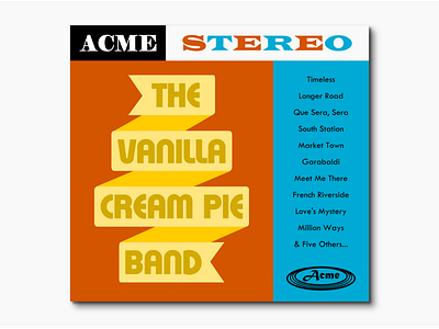 Record Album - The Vanilla Cream Pie Band