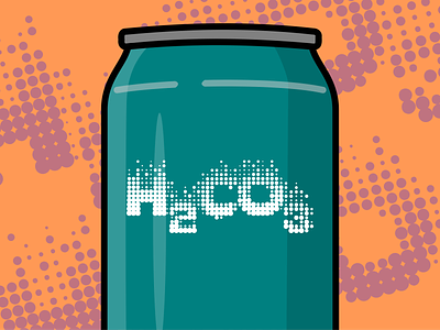 H2CO3 can dribbleweeklywarmup inkscape label seltzer sparkling water