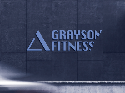 Grayson Fitness - Logo Design company logo cool logo corporate logo fitness logo graphic design gym logo logo logo design minimal logo triangle logo