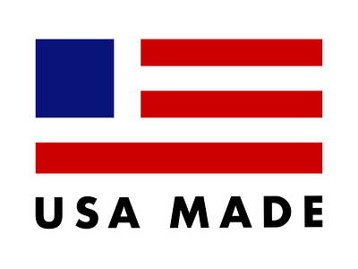 Made in America american flag combination mark graphic design icon logo logo design minimal simple typography usa vector