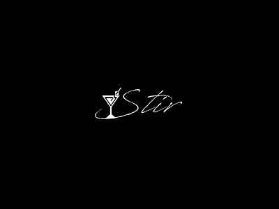 Stir Logo branding graphic design icon logo logo design minimal typography vector