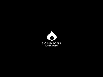 3 Card Poker graphic design icon design illustrator logo logo design logomark logotype poker vector