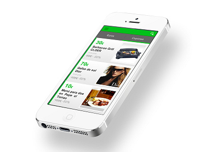 Iphone Youpping app coupons iphone ui