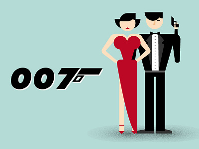 007 illustration cinema geometric illustration