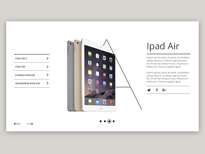 Ipad Air air design ipad minimal sketch store ui website