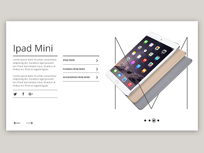 Ipad Mini air design ipad minimal sketch store ui website
