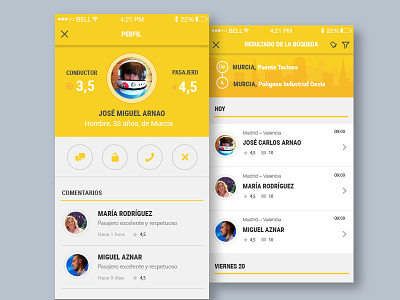Share Car App app designer flat graphic interface share car taxi ui ux