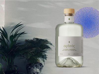 Aphrós Gin Label