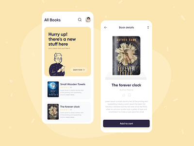 Book shop App concept