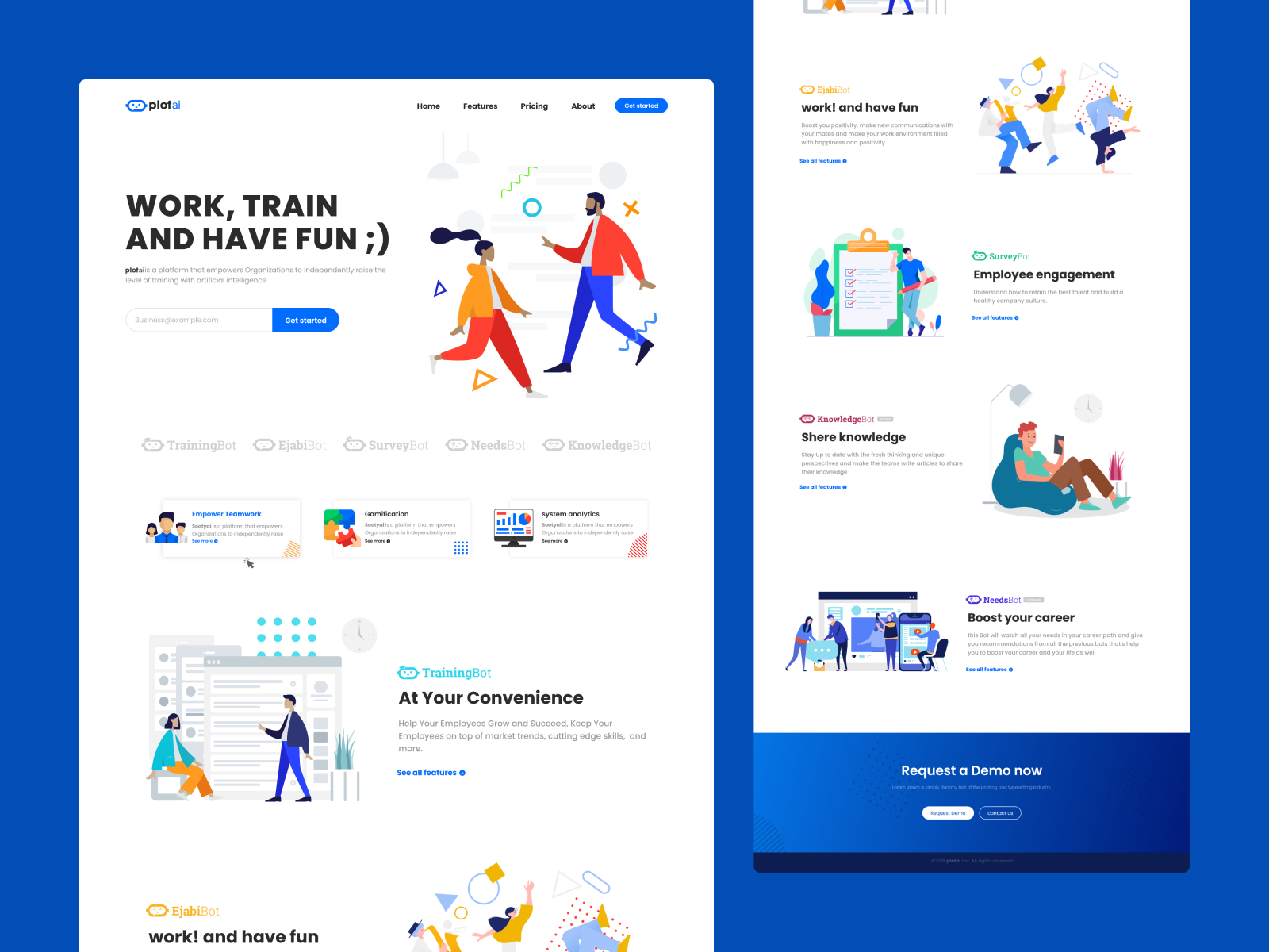 Plot io by Andrew.J on Dribbble