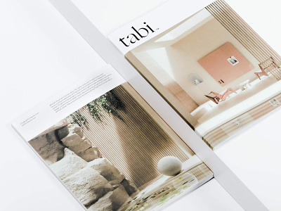 Tabi Brand in Print art direction catalog identity design logotype matchstic print