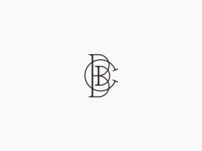 Dead Monogram brandmark custom mark custom type monogram southern symbol