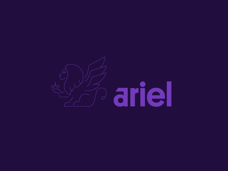 WIP ariel boston brand identity brand voice branding communiations identity design lion logo training visual identity wordmark