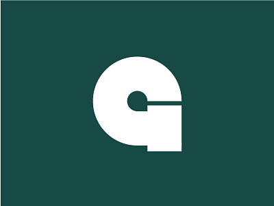 gee brandmark g green letter g letterform logo symbol